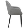 Home Deco Factory Butaca Giulia Lounge Terciopelo Gris