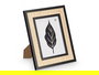 Giftdecor Portafotos Negro Cuerda Madera MDF 15 x 20 cm (Set de 12)