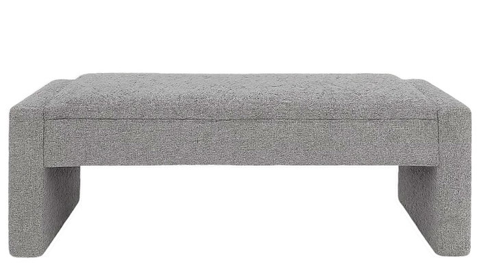DKD Home Decor Descalcetadora Chenilla Madera Gris Claro con Tapa DKD Home Decor Descalcetadora Chenilla Madera Gris Claro con Tapa