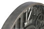 DKD Home Decor Reloj de Pared de Hierro y Cristal Plateado 100x10x100 cm