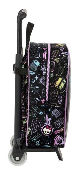 Safta Mochila 232+carro 805 Monster High 22x27x10cm Niños