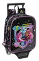 Safta Mochila 232+carro 805 Monster High 22x27x10cm Niños