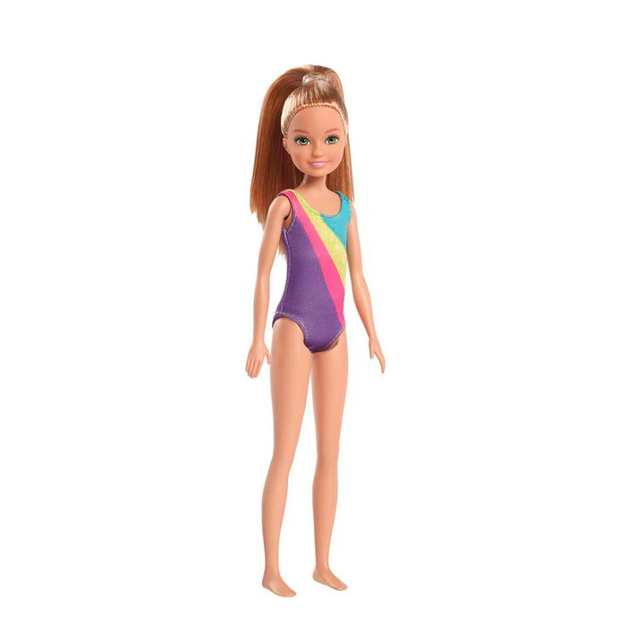 Muñeca Barbie Team Stacie Conjunto Gimnasia Gbk59 Mattel