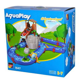 Smoby Aquaplay Adventureland Parque Acuático Infantil de Plástico para Niños a Partir de 3 Años