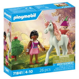 PLAYMOBIL Unicornio Sky Rose con Hada