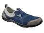 Deltaplus Zapatos de seguridad Light Walkers, poliéster y algodón, plantilla y puntera de acero inoxidable, suela antiestática, color azul marino, talla 36