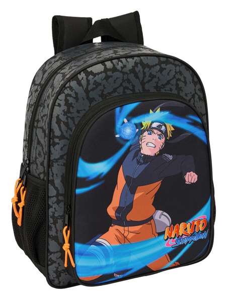 Mochila Escolar Naruto Negro 32 x 38 x 12 cm Mochila Escolar Naruto Negro 32 x 38 x 12 cm