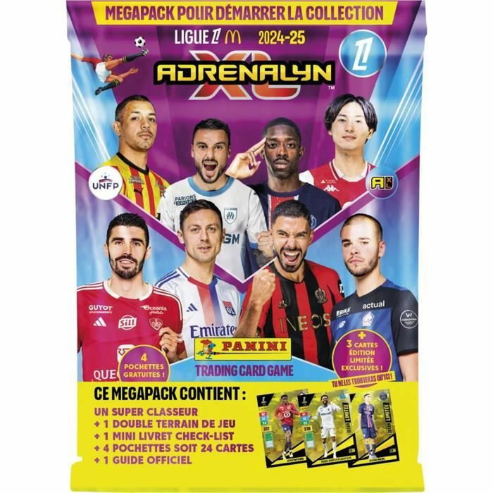 Panini Starter Pack Adrenalyn XL Ligue 1 McDonald's 2024-2025 Carpeta y Tarjetas