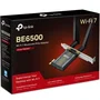 TP-Link Archer TBE400E Tarjeta de Red WiFi 7 PCIe 6500Mbps Tribanda 2.4/5/6GHz Bluetooth 5.4 WPA3 Windows 11