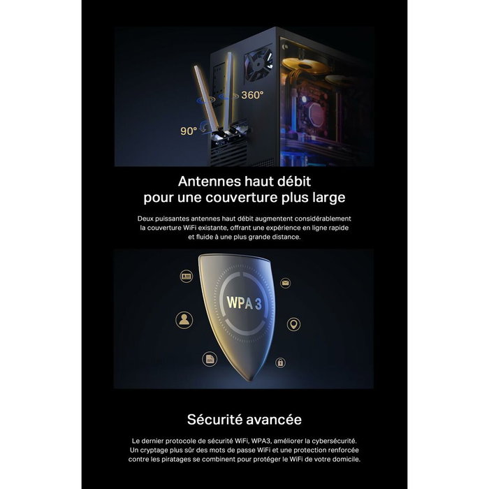 TP-Link Archer TBE400E Wi-Fi 7 Tribanda + Bluetooth 5.4