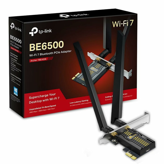 TP-Link Archer TBE400E Wi-Fi 7 Tribanda + Bluetooth 5.4