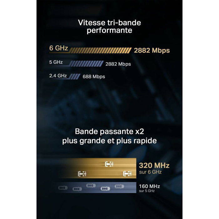 TP-Link Archer TBE400E Wi-Fi 7 Tribanda + Bluetooth 5.4