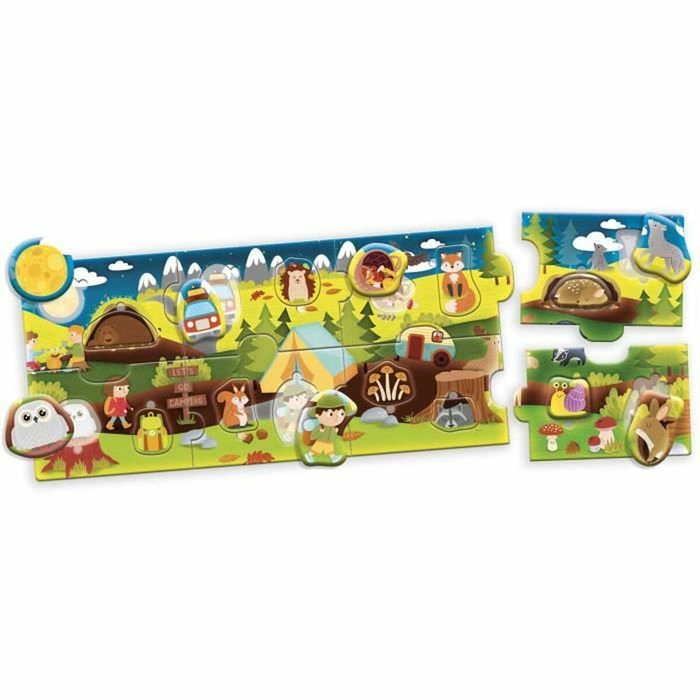 Lisciani Giochi El Bosque - Puzzle Panorámico Carotina Baby