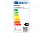 PHILIPS Lámpara LED E27 Blanco Caliente 3W