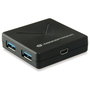 Conceptronic HUBBIES02B Hub USB de 4 puertos USB 3.0, Negro
