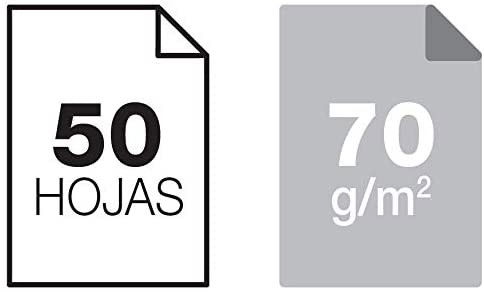 Miquelrius 8145 Cuaderno Grapado A4 50 Hojas Pauta 3mm con Ejercicios Rubio