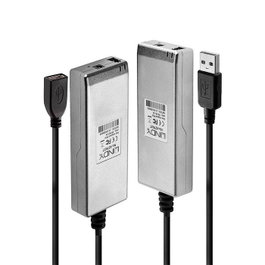 Lindy Extensor USB 2.0 LWL Fibra Óptica Multimodo 200m