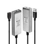 Lindy Extensor USB 2.0 LWL Fibra Óptica Multimodo 200m