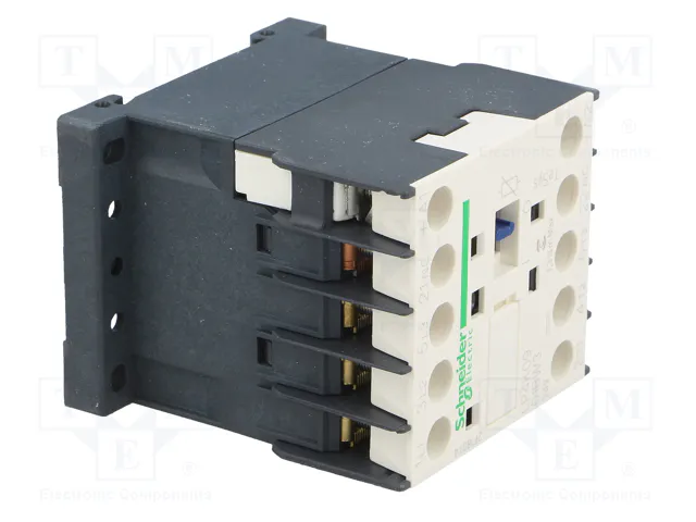 SCHNEIDER ELECTRIC Contactor TeSys K 3-polar 9A 24VDC
