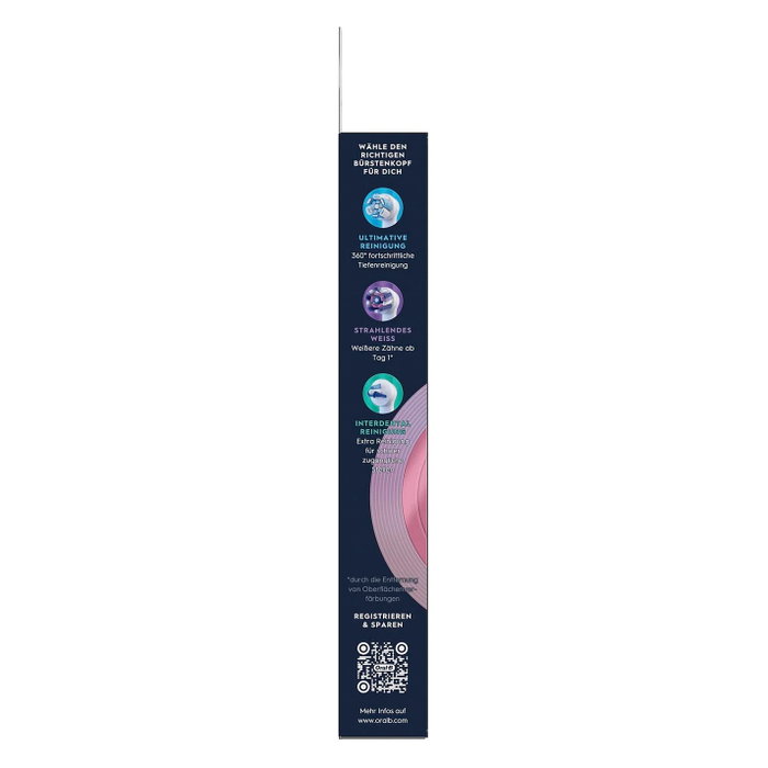 Oral-B iO Gentle Care Cabezales de Repuesto Suaves, Pack de 2, Blanco