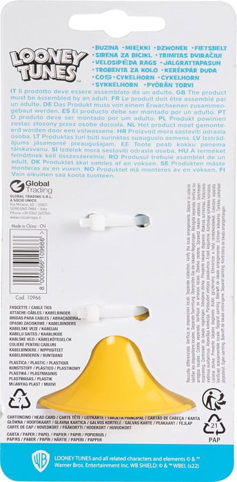 Licensing Timbre de Trompeta para Bicicleta I168 Looney Tunes Licensing Timbre de Trompeta para Bicicleta I168 Looney Tunes