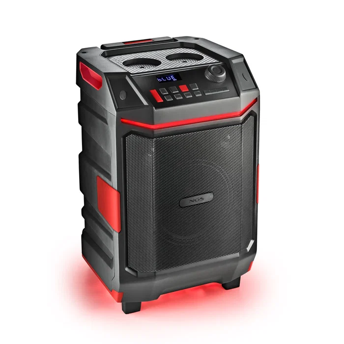 NGS Altavoz Portátil NGS WILD BASH Bluetooth 5.4, 50W RMS, Portátil con Ruedas, Luces LED RGB, Resistente al Agua IPX6, USB/AUX, Batería Extraíble, para Fiestas