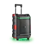 NGS Altavoz Portátil NGS WILD BASH Bluetooth 5.4, 50W RMS, Portátil con Ruedas, Luces LED RGB, Resistente al Agua IPX6, USB/AUX, Batería Extraíble, para Fiestas