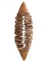 DKD Home Decor Lámpara Aplique Raíz de Teca Reciclada 49x10x140