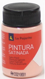LA PAJARITA Pack de 6 botes de pintura satinada rosa medio de 35 ml