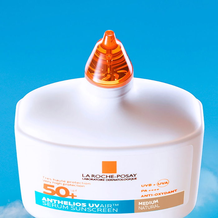 La Roche Posay ANTHELIOS UVAIR Sérum Protector Solar con Color SPF50+ - Medium - 50 ml