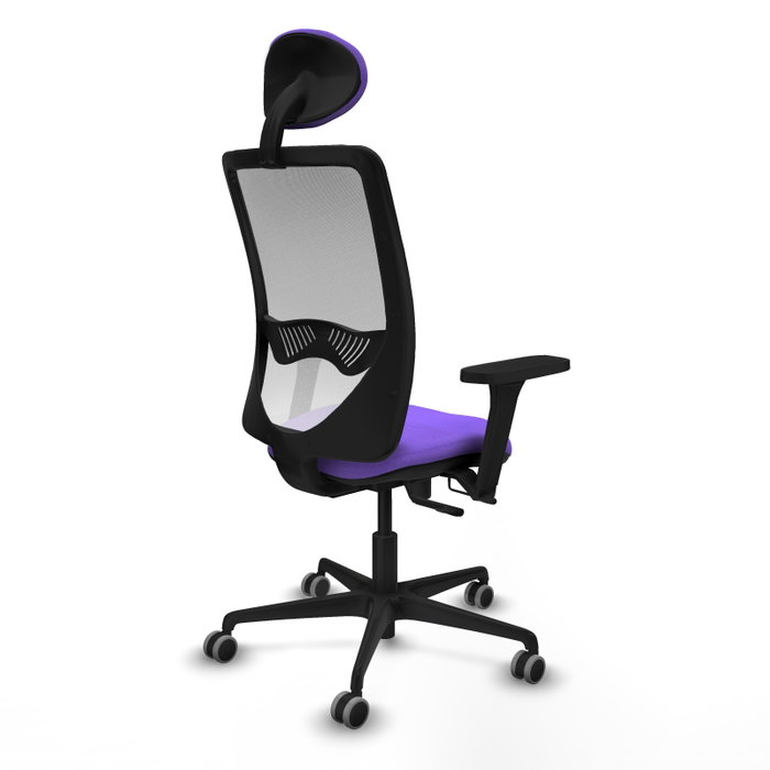 PIQUERAS Y CRESPO Silla de oficina Zulema con mecanismo Sincro/Traslack, Lila y Blanco PIQUERAS Y CRESPO Silla de oficina Zulema con mecanismo Sincro/Traslack, Lila y Blanco