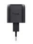 Cargador de pared gan trust maxo 30w 1xusb tipo-c 30w