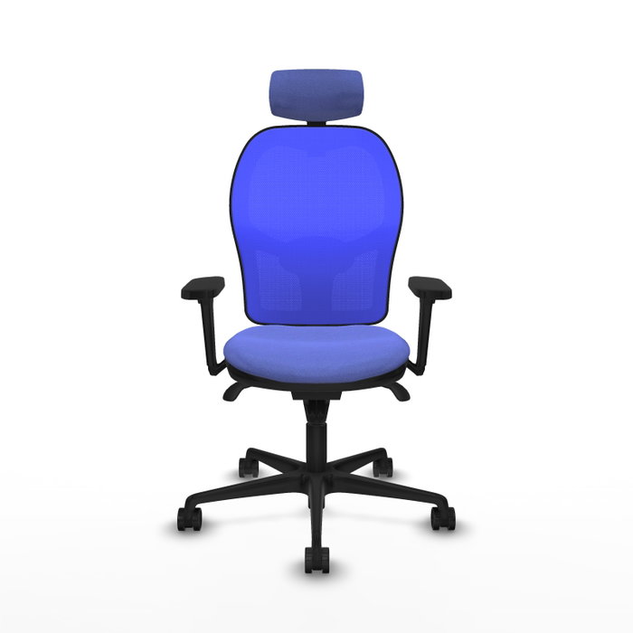 PIQUERAS Y CRESPO Silla de oficina Jorquera con mecanismo Sincro, Azul PIQUERAS Y CRESPO Silla de oficina Jorquera con mecanismo Sincro, Azul