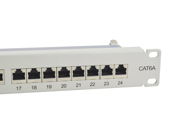 Equip Patchpanel 24 puertos RJ-45 Cat6a 19 pulg 1U Gris Equip Patchpanel 24 puertos RJ-45 Cat6a 19 pulg 1U Gris