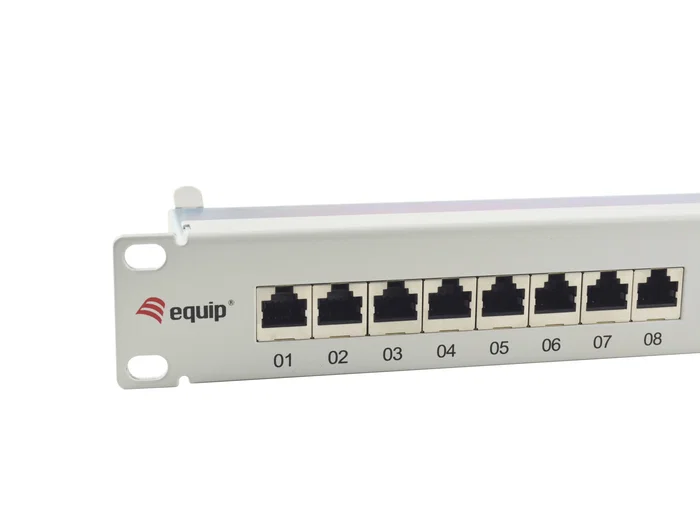Equip Patchpanel 24 puertos RJ-45 Cat6a 19 pulg 1U Gris Equip Patchpanel 24 puertos RJ-45 Cat6a 19 pulg 1U Gris