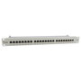 Equip Patchpanel 24x RJ45 Cat6A 19 pulg. FTP 1HE Gris