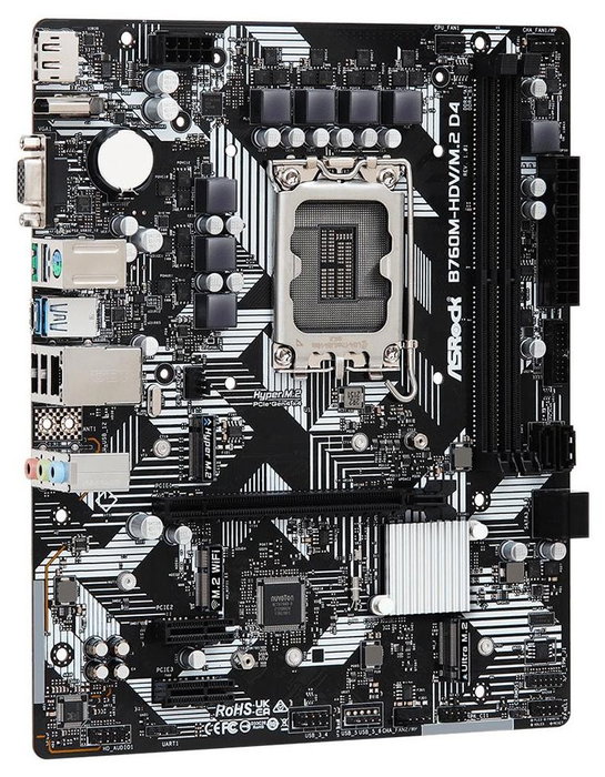 ASRock B760M-HDV/M.2 D4 LGA 1700 Micro ATX DDR4