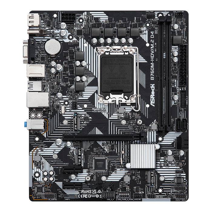 ASRock B760M-HDV/M.2 D4 LGA 1700 Micro ATX DDR4