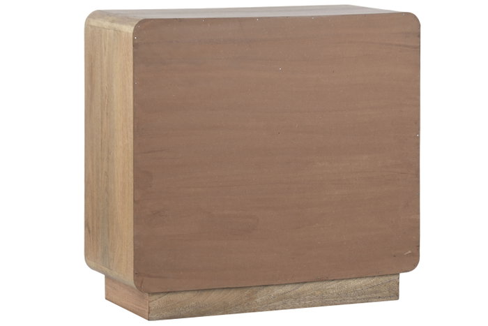 DKD Home Decor Cómoda de Mango y Yute con 3 Cajones Natural