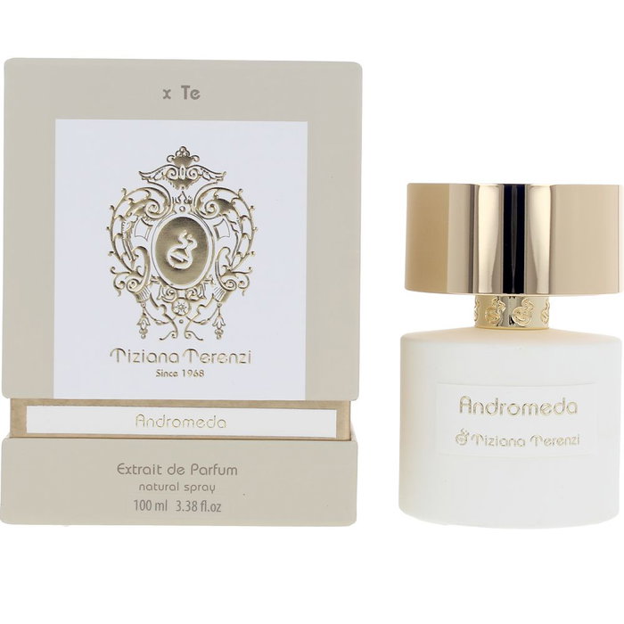 Tiziana Terenzi Andromeda EDP Vaporizador 100 ml - Fragancia Cítrico y Floral para Mujer, Notas de Ylang Ylang y Jazmín Tiziana Terenzi Andromeda EDP Vaporizador 100 ml - Fragancia Cítrico y Floral para Mujer, Notas de Ylang Ylang y Jazmín