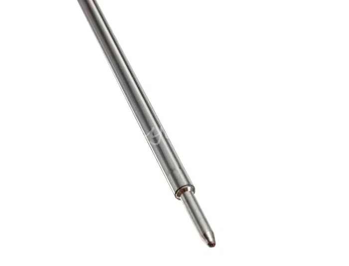 Q-connect Recambio Bolígrafo Tipo Cross, Azul, Cuerpo Metálico, Punta de Bola, Trazo 0.5 mm