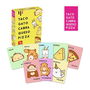 Ludilo Juego Taco, Gato, Cabra, Queso, Pizza, Juego de Cartas para 8+ Años, 64 Cartas