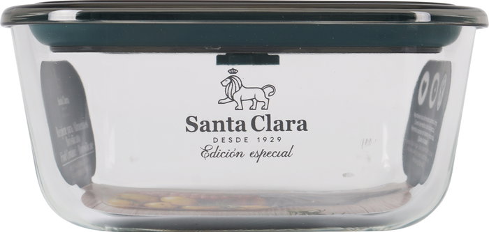 Inde Fuente Rectangular con Tapa Hermética y Válvula 500M, 10 x 6.5 x 14 cm (4 Unidades)