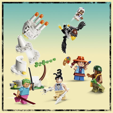 LEGO ONE PIECE Dorry vs. Brogy: Gigantes de Little Garden 75644