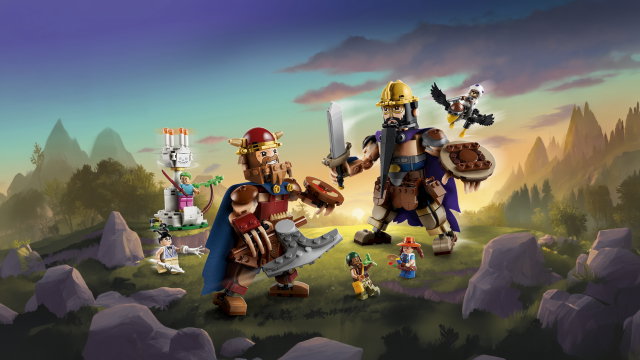 LEGO ONE PIECE Dorry vs. Brogy: Gigantes de Little Garden 75644