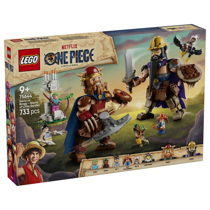 LEGO ONE PIECE Dorry vs. Brogy: Gigantes de Little Garden 75644