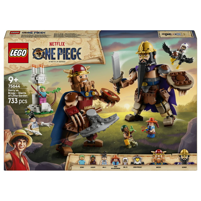 LEGO ONE PIECE Dorry vs. Brogy: Gigantes de Little Garden 75644
