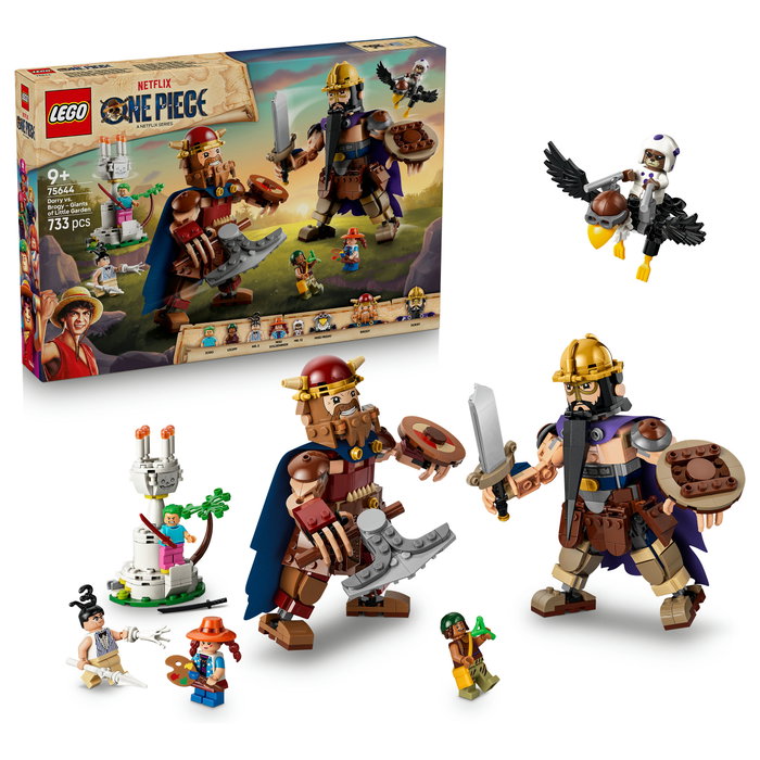 LEGO ONE PIECE Dorry vs. Brogy: Gigantes de Little Garden 75644