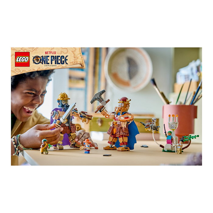 LEGO ONE PIECE Dorry vs. Brogy: Gigantes de Little Garden 75644