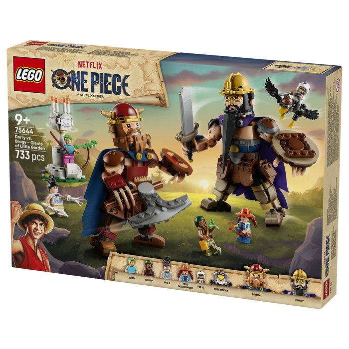 LEGO ONE PIECE Dorry vs. Brogy: Gigantes de Little Garden 75644